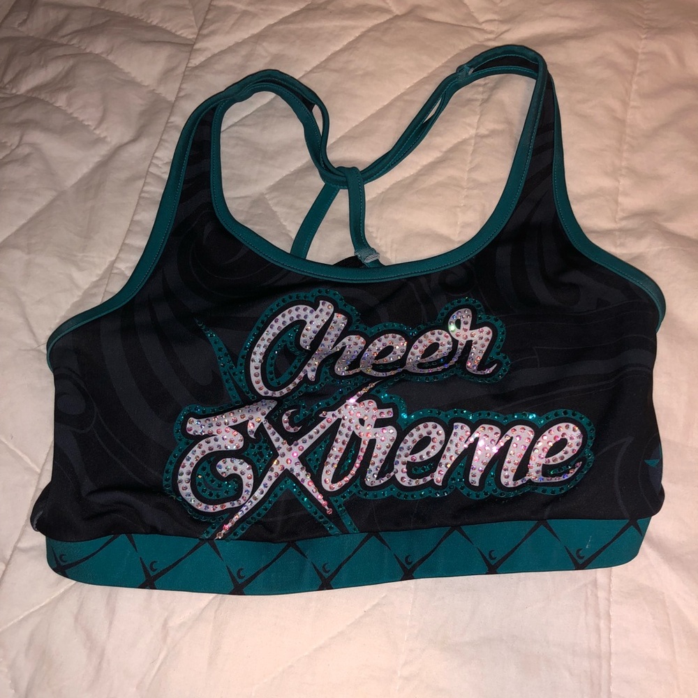 Cheer extreme sports bra practice wear